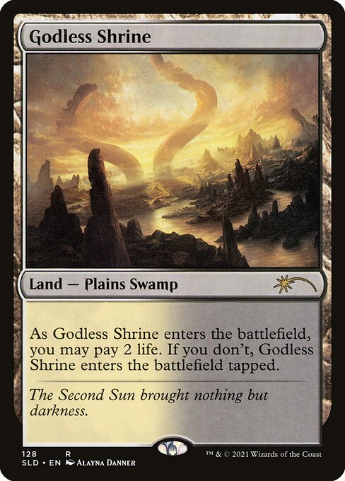 Magic the Gathering Card - Godless Shrine - MTG Circle