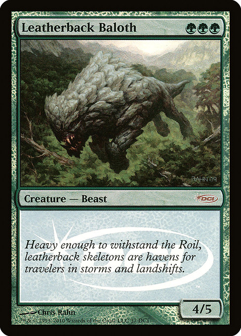 Magic the Gathering Card - Leatherback Baloth - MTG Circle