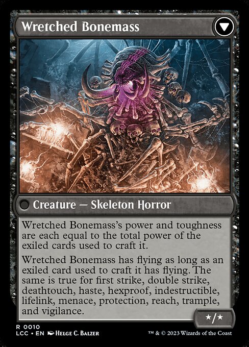 Magic the Gathering Card - Wretched Bonemass - MTG Circle