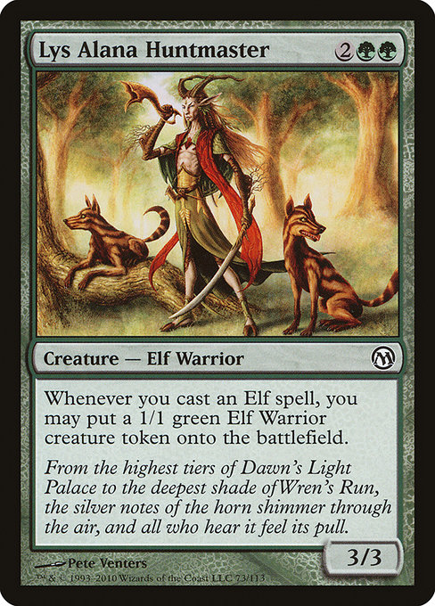 Magic the Gathering Card - Lys Alana Huntmaster - MTG Circle