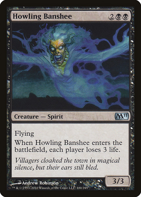 Magic the Gathering Card - Howling Banshee - MTG Circle