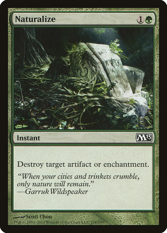 Magic the Gathering Card - Naturalize - MTG Circle