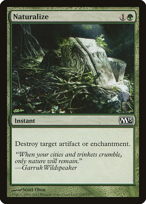 Magic the Gathering Card - Naturalize - MTG Circle