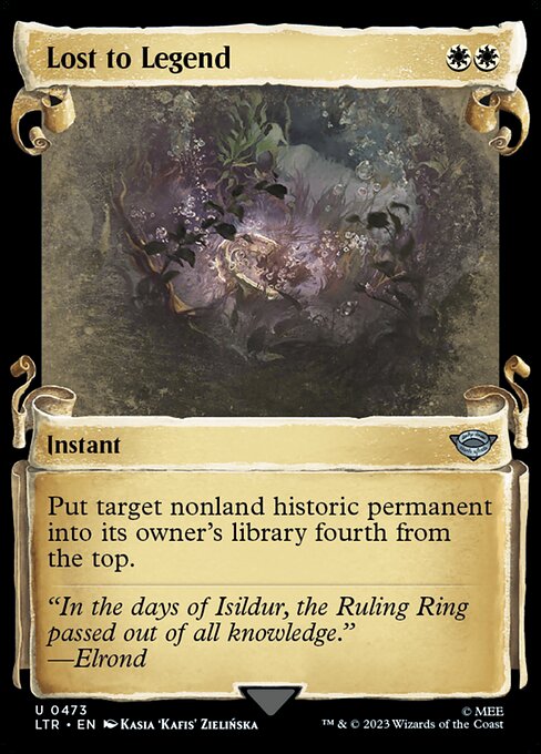 Magic the Gathering Card - Lost to Legend - MTG Circle