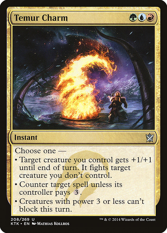 Magic the Gathering Card - Temur Charm - MTG Circle