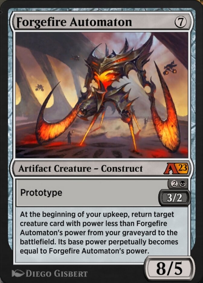 Magic the Gathering Card - Forgefire Automaton - MTG Circle