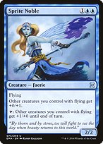 Magic the Gathering Card - Sprite Noble - MTG Circle