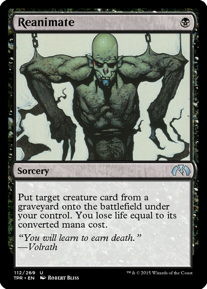 Magic the Gathering Card - Reanimate - MTG Circle