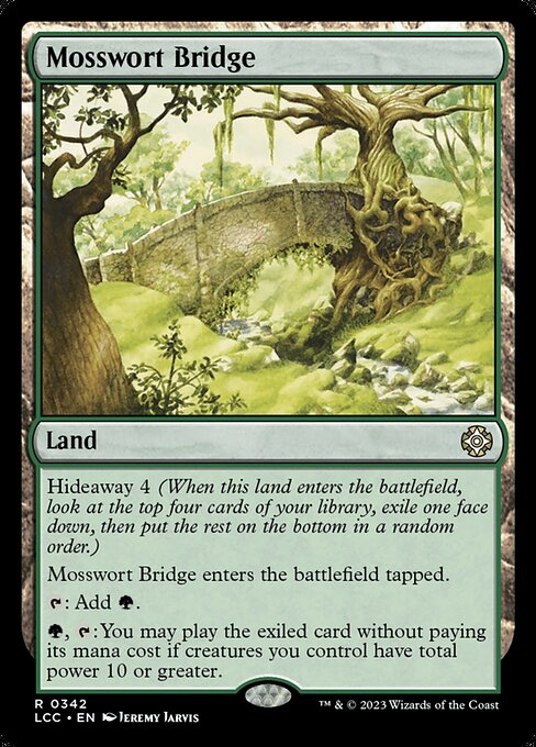 Magic the Gathering Card - Mosswort Bridge - MTG Circle