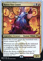 Magic the Gathering Card - Baron Von Count - MTG Circle