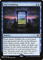 Magic the Gathering Card - Day's Undoing - MTG Circle