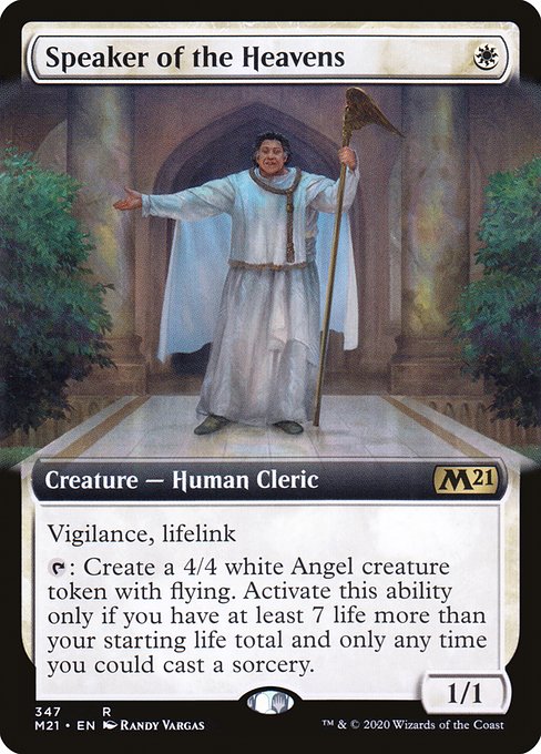 Magic the Gathering Card - Speaker of the Heavens - MTG Circle