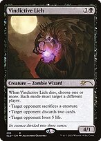 Magic the Gathering Card - Vindictive Lich - MTG Circle