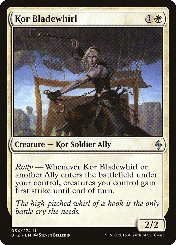 Magic the Gathering Card - Kor Bladewhirl - MTG Circle