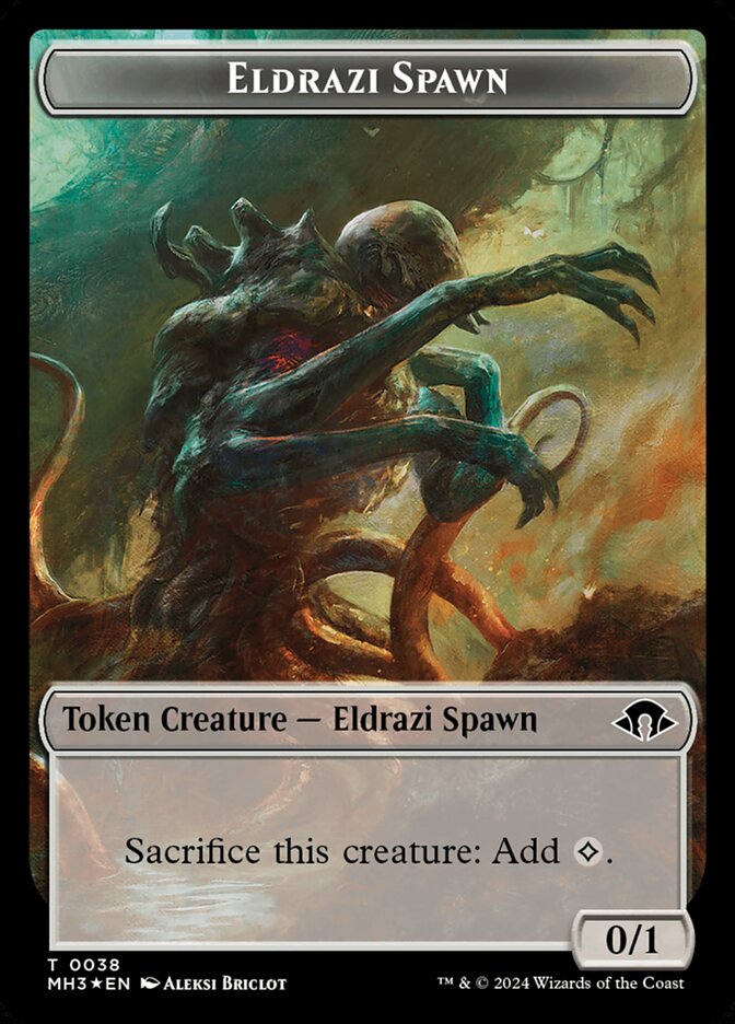 Magic the Gathering Card - Eldrazi Spawn - MTG Circle