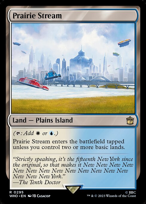 Magic the Gathering Card - Prairie Stream - MTG Circle