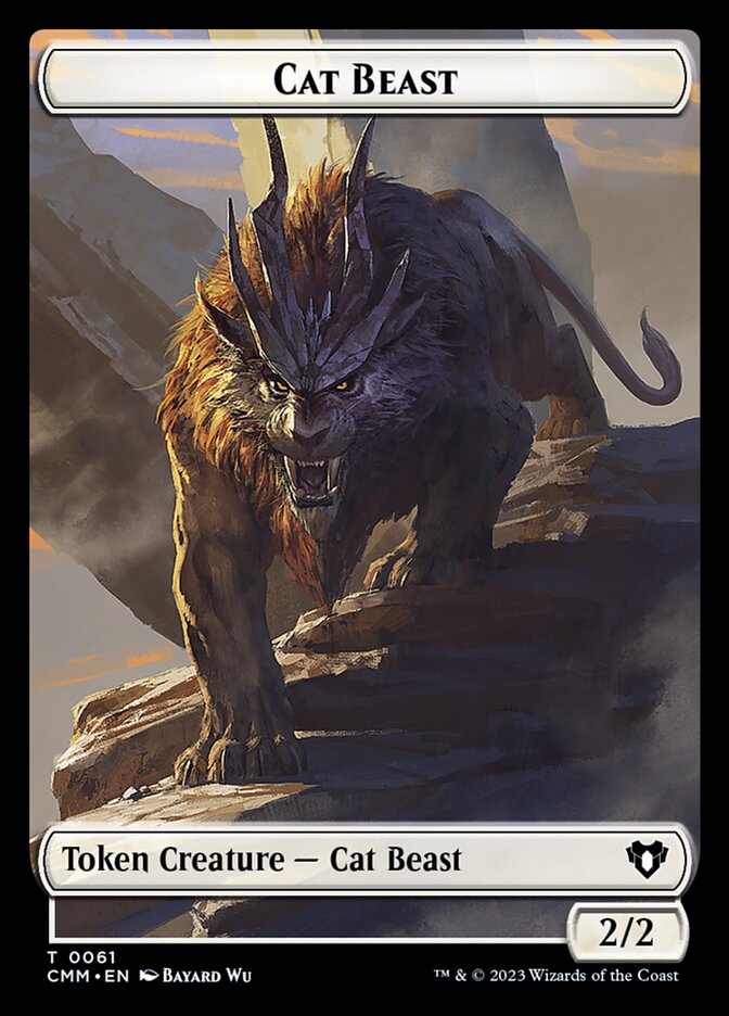 Magic the Gathering Card - Cat Beast - MTG Circle