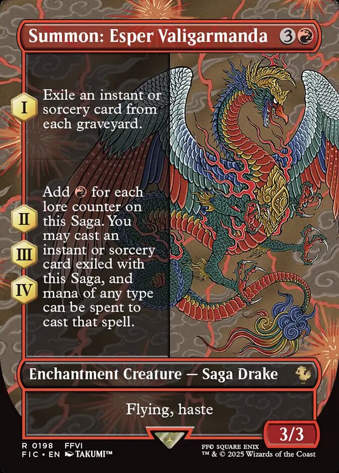 Magic the Gathering Card - Summon: Esper Valigarmanda - MTG Circle