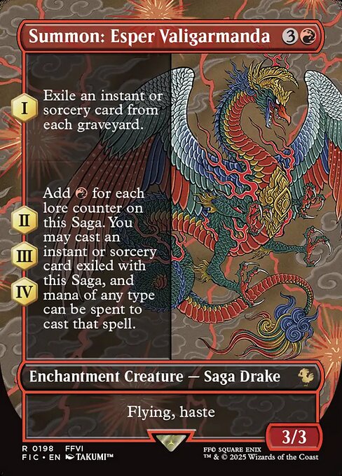 Magic the Gathering Card - Summon: Esper Valigarmanda - MTG Circle