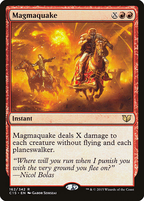 Magic the Gathering Card - Magmaquake - MTG Circle