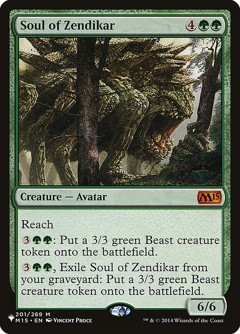 Magic the Gathering Card - Soul of Zendikar - MTG Circle