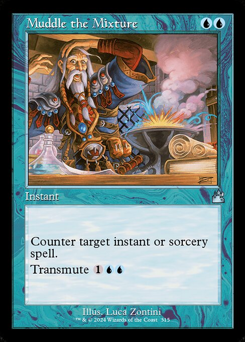 Magic the Gathering Card - Muddle the Mixture - MTG Circle