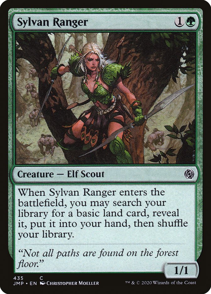 Magic the Gathering Card - Sylvan Ranger - MTG Circle