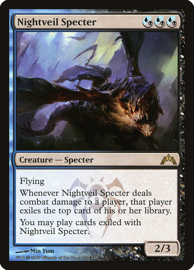 Magic the Gathering Card - Nightveil Specter - MTG Circle