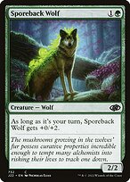 Magic the Gathering Card - Sporeback Wolf - MTG Circle