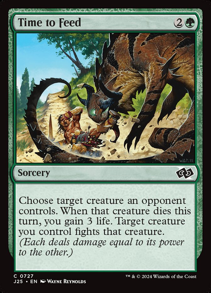 Magic the Gathering Card - Time to Feed - MTG Circle