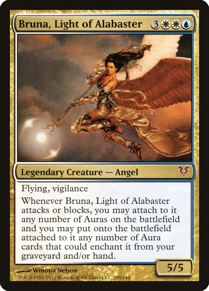 Magic the Gathering Card - Bruna, Light of Alabaster - MTG Circle