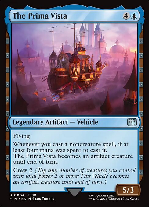 Magic the Gathering Card - "M.S. Prima Vista" - MTG Circle