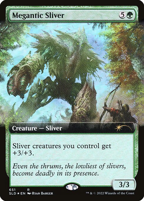 Magic the Gathering Card - Megantic Sliver - MTG Circle
