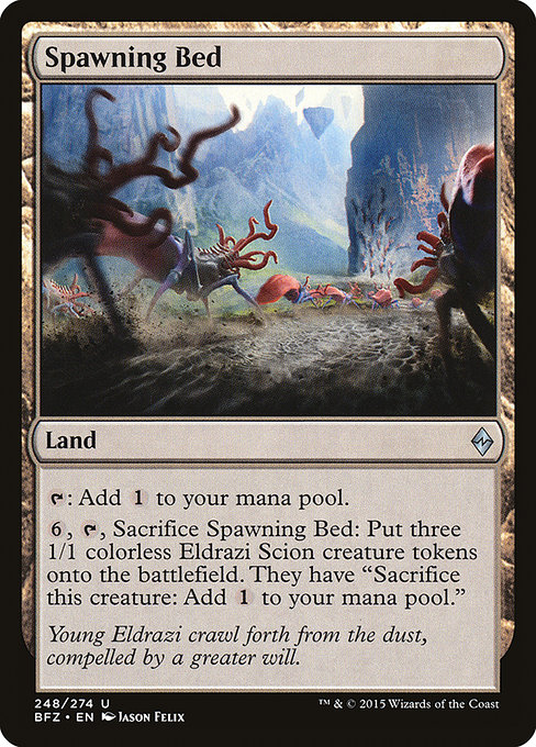 Magic the Gathering Card - Spawning Bed - MTG Circle