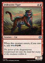 Magic the Gathering Card - Iridescent Tiger - MTG Circle