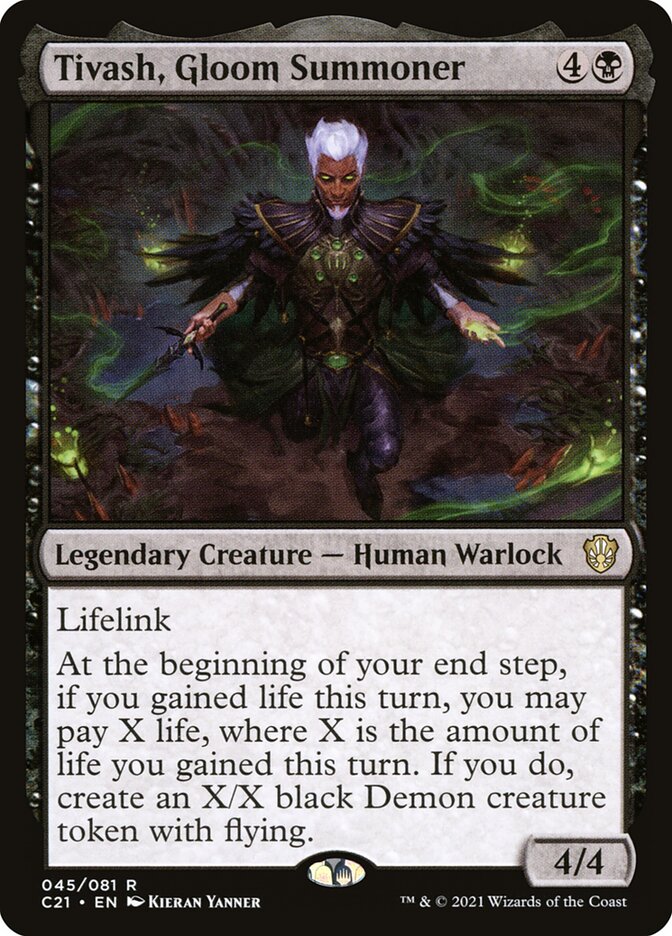 Magic the Gathering Card - Tivash, Gloom Summoner - MTG Circle
