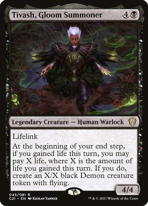 Magic the Gathering Card - Tivash, Gloom Summoner - MTG Circle