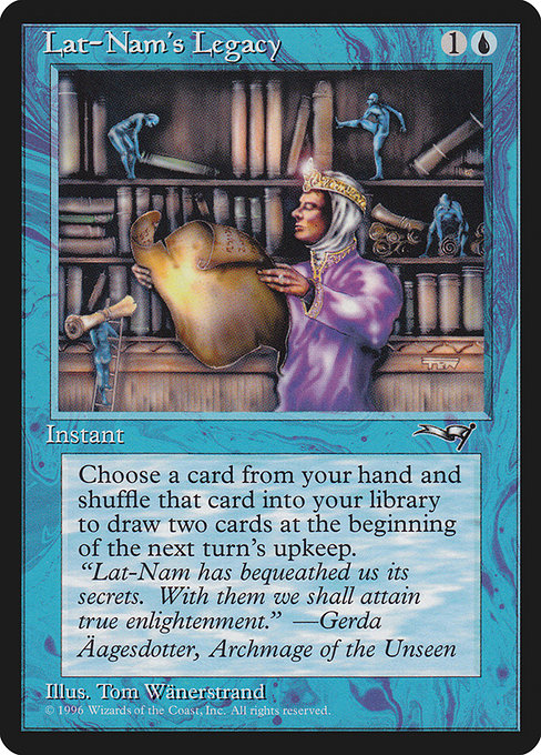 Magic the Gathering Card - Lat-Nam's Legacy - MTG Circle