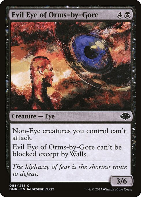 Magic the Gathering Card - Evil Eye of Orms-by-Gore - MTG Circle