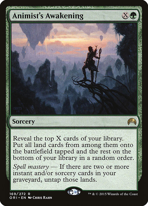 Magic the Gathering Card - Animist's Awakening - MTG Circle