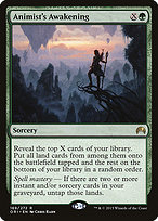 Magic the Gathering Card - Animist's Awakening - MTG Circle