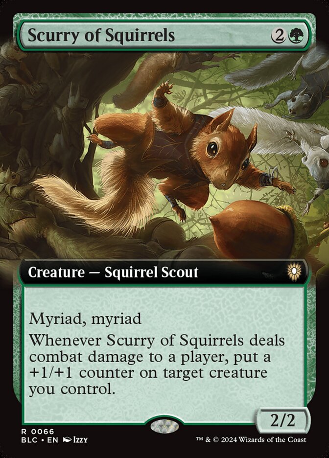 Magic the Gathering Card - Scurry of Squirrels - MTG Circle