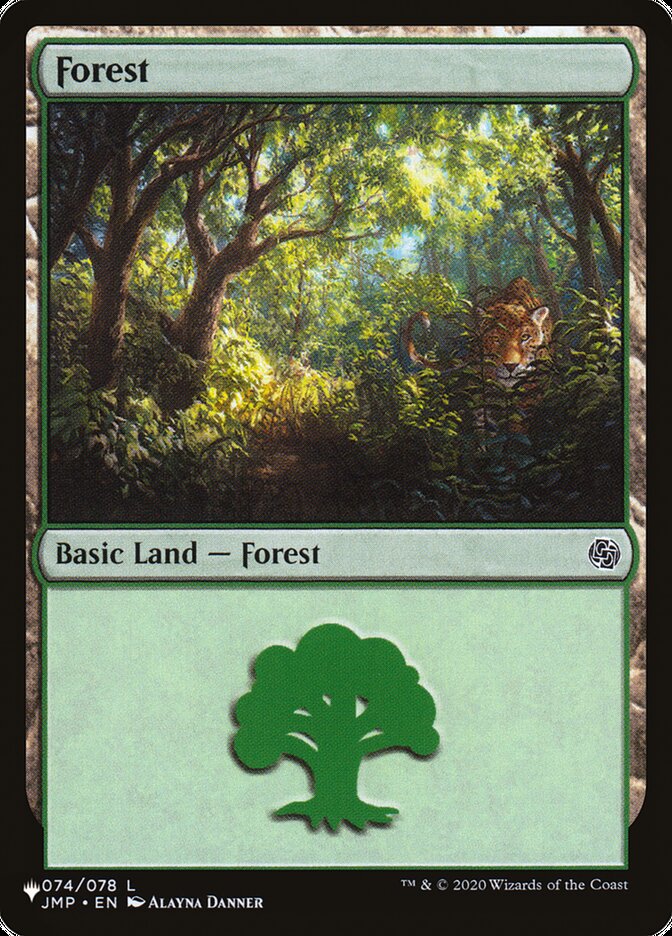Magic the Gathering Card - Forest - MTG Circle