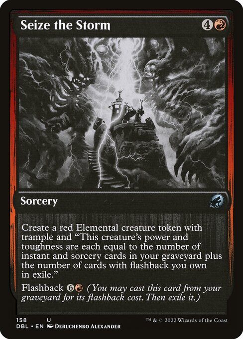 Magic the Gathering Card - Seize the Storm - MTG Circle