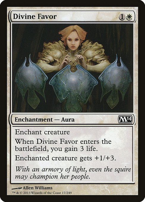 Magic the Gathering Card - Divine Favor - MTG Circle