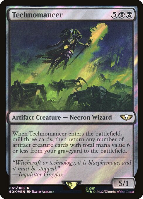 Magic the Gathering Card - Technomancer - MTG Circle