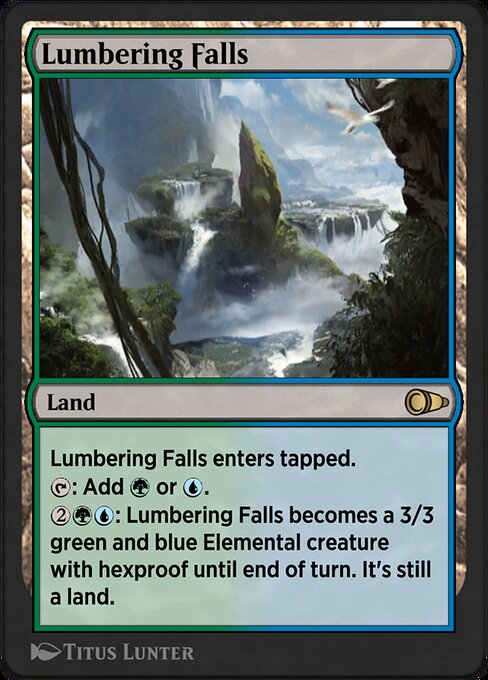 Magic the Gathering Card - Lumbering Falls - MTG Circle