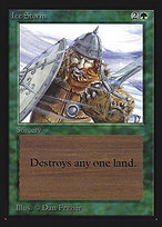 Magic the Gathering Card - Ice Storm - MTG Circle