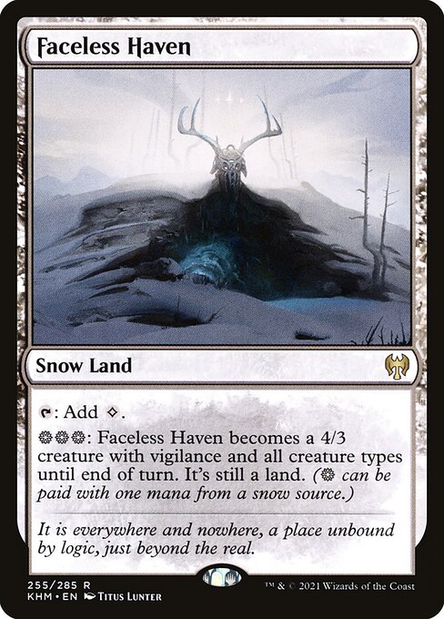 Magic the Gathering Card - Faceless Haven - MTG Circle