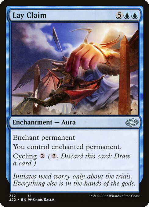 Magic the Gathering Card - Lay Claim - MTG Circle